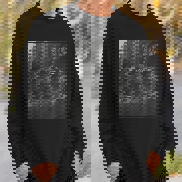 Cat Gang Memetreet 皮肉な猫ギャングスター スウェットシャツ 彼への贈り物