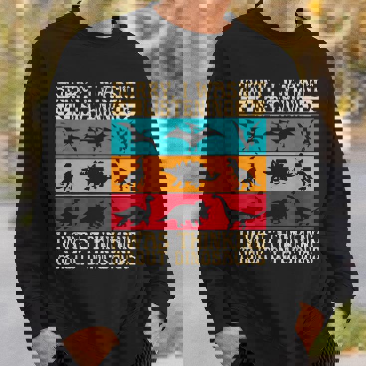 Dinosaur Vintage Dinosaur Outfit Types Of Dinosaurs Sweatshirt Gifts for Him