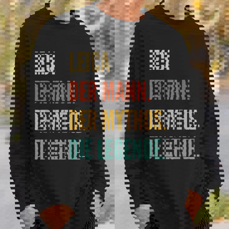 German First Name Leica スウェットシャツ 彼への贈り物