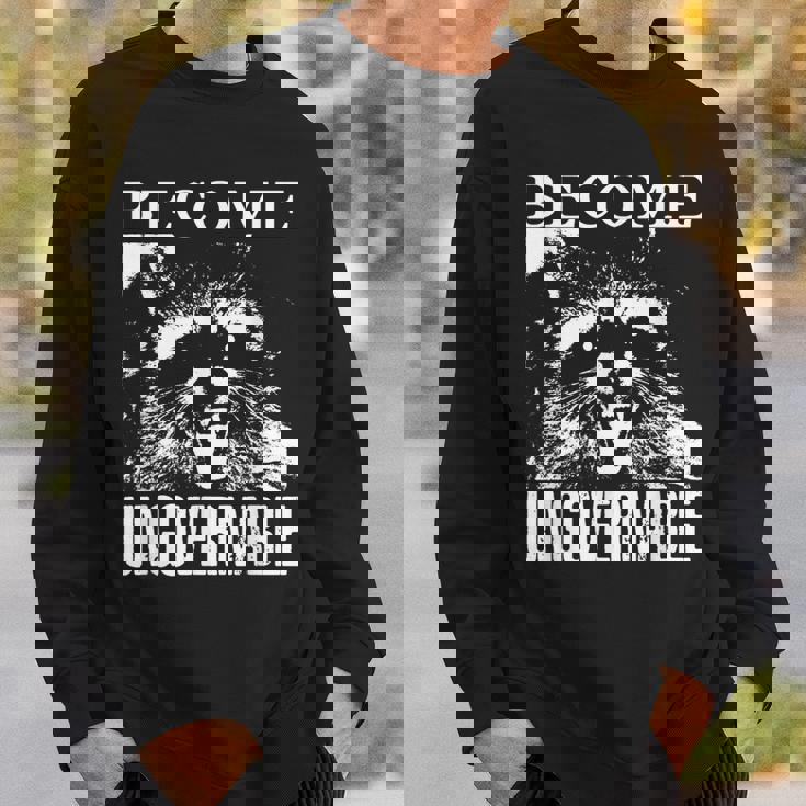 Raccoon Become Ungovernable Raccoon スウェットシャツ 彼への贈り物