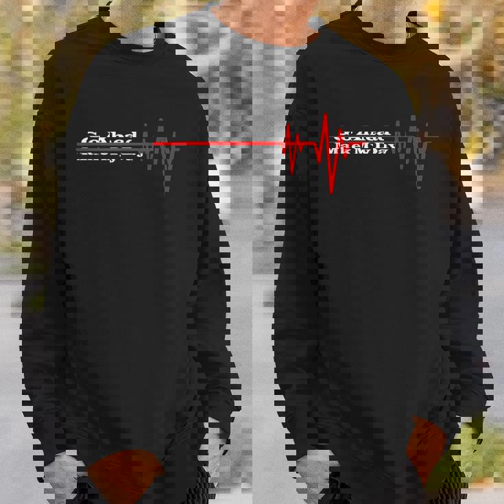 Go Ahead Make My Day おもしろギフト ヴィンテージ スウェットシャツ 彼への贈り物