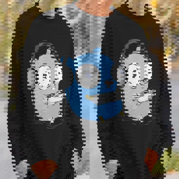 Go Developer Golang Music Goper スウェットシャツ 彼への贈り物