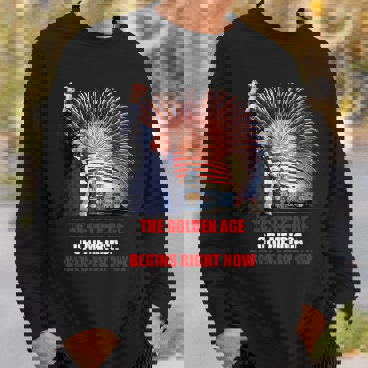 The Golden Age Of America Begins – Trump Inaugurationpeech スウェットシャツ 彼への贈り物