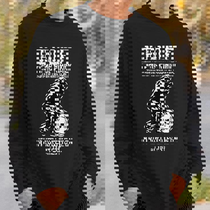 Gorilla Lifting Fitness ファニーデッドリフト ジム ワークアウト スウェットシャツ 彼への贈り物