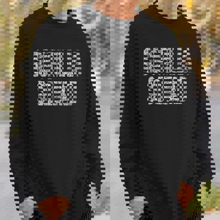 Gorillaquad 皮肉な言葉 長袖tシャツ スウェットシャツ 彼への贈り物