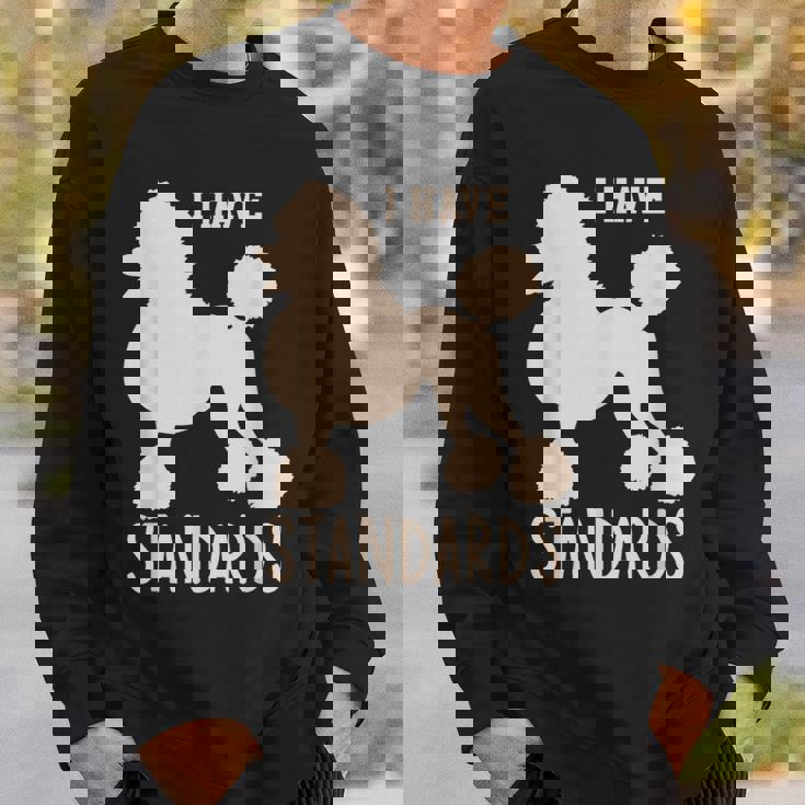 I Havetandards プードル キュート スタンダード プードル スウェットシャツ 彼への贈り物