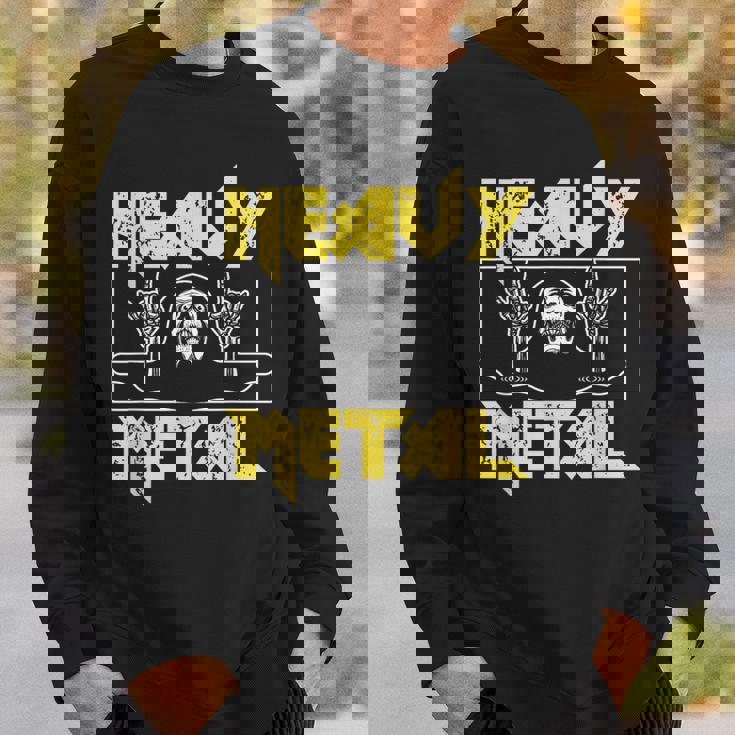 Heavy Metal Death Rock Keleton Horns Up ヘヴィメタル スウェットシャツ 彼への贈り物