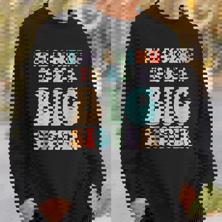 I'm Going To Be A Bigister パステルセレブレーションのお知らせ スウェットシャツ 彼への贈り物