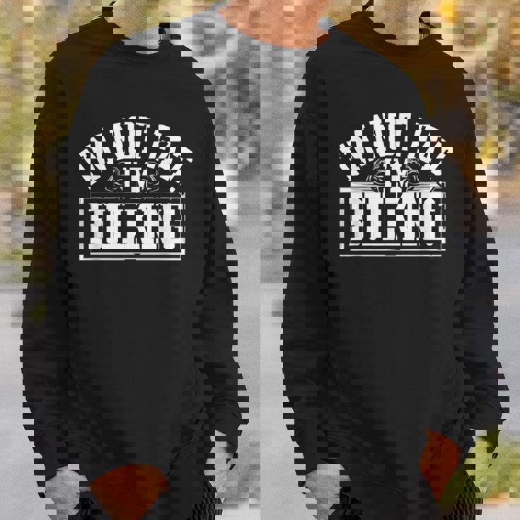 I'm Not Fat I'm Bulking Cheat Day ワークアウト ジム フィットネス スウェットシャツ 彼への贈り物