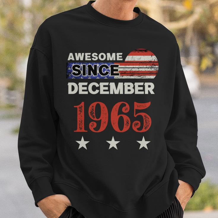 Impresionante Banderaintage De Estados Unidos Desde 1965 De Diciembre De 1965 Manga Larga Camisa de entrenamiento Regalos para él