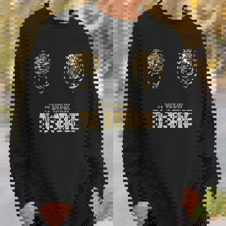 It'sery Rude Totare ラビリンス ドアノッカー スウェットシャツ 彼への贈り物