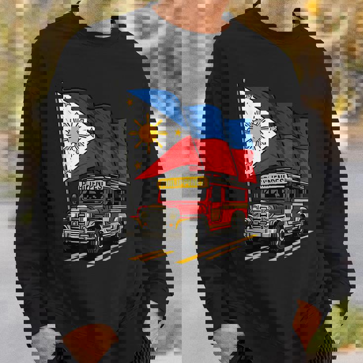 Jeepney フィリピン国旗 誇り高きフィリピンのお土産 スウェットシャツ 彼への贈り物