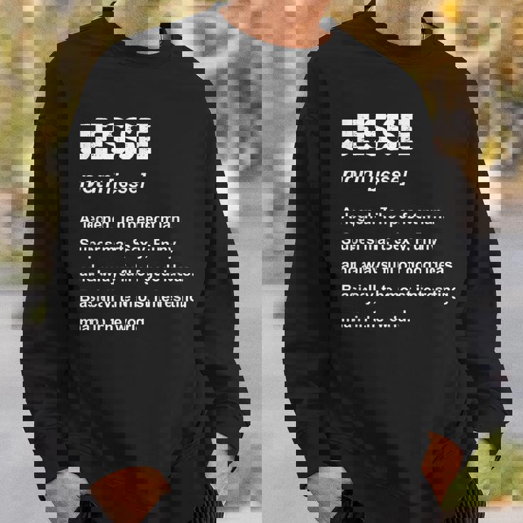 Jesse ネームシャツ スウェットシャツ 彼への贈り物