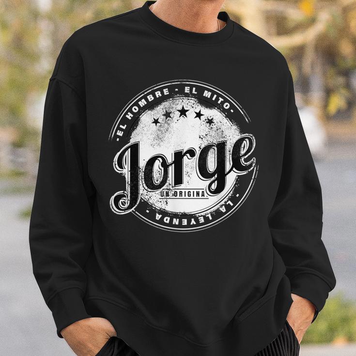 Jorge El Hombre El Mito La Leyend Jorge Nombre Camisa de entrenamiento Regalos para él
