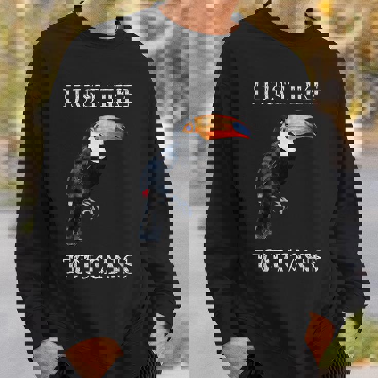 I Just Like Toucans Bird Animal Park オオハシ スウェットシャツ 彼への贈り物