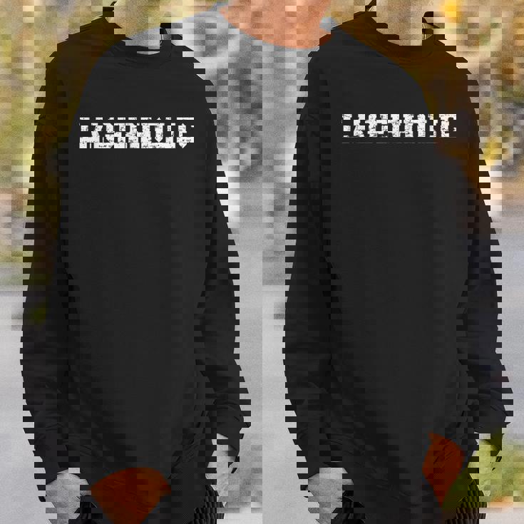 Lager Lovers 'Lagerholic' 格言ラガーデザイン スウェットシャツ 彼への贈り物