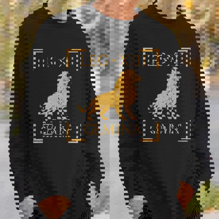 Legio Xiii 双子座ライオンエンブレム ローマ軍 スウェットシャツ 彼への贈り物