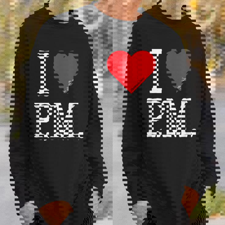 I Love Initials スウェットシャツ 彼への贈り物