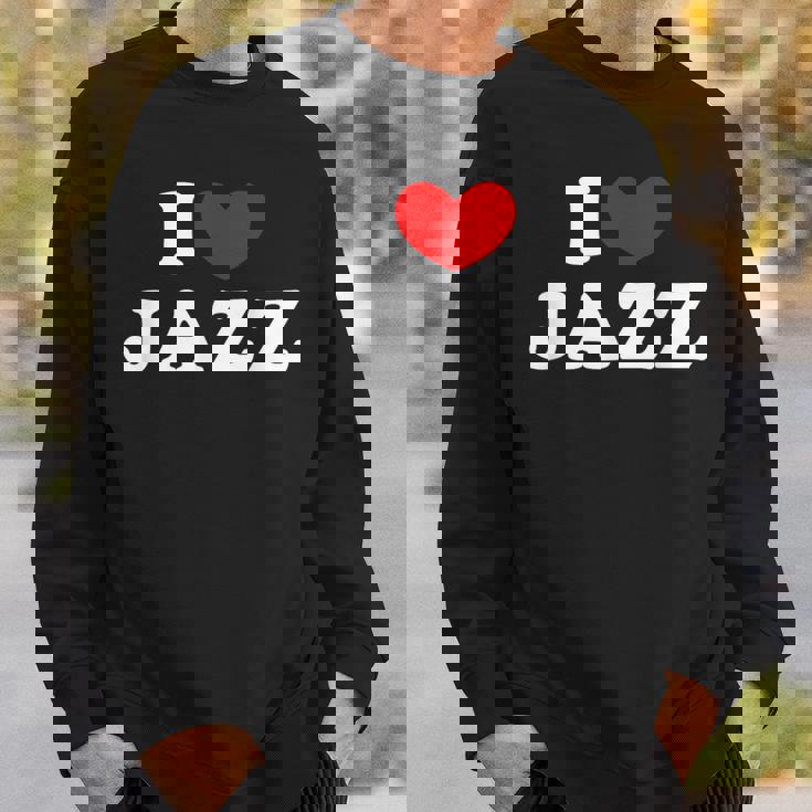 I Love Jazz 私は愛する Jazz スウェットシャツ 彼への贈り物
