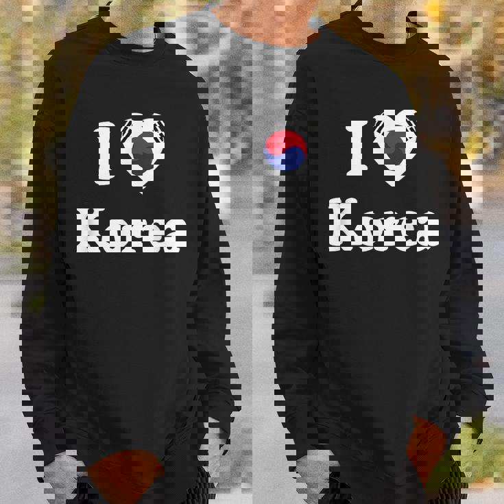 I Love Korea I Heart Korea 韓国 スウェットシャツ 彼への贈り物
