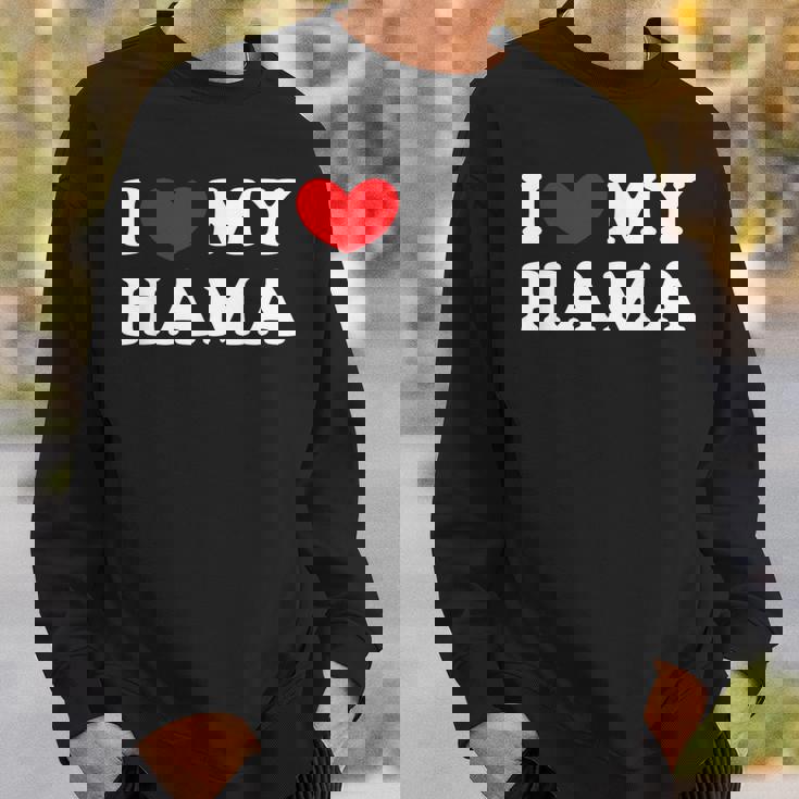 I Love My Hama アイ・ラブ・マイ・ハマ スウェットシャツ 彼への贈り物