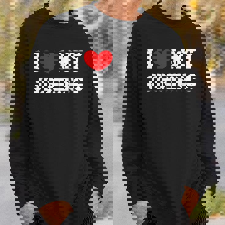 I Love My Jiming 私はジミンが大好きです スウェットシャツ 彼への贈り物