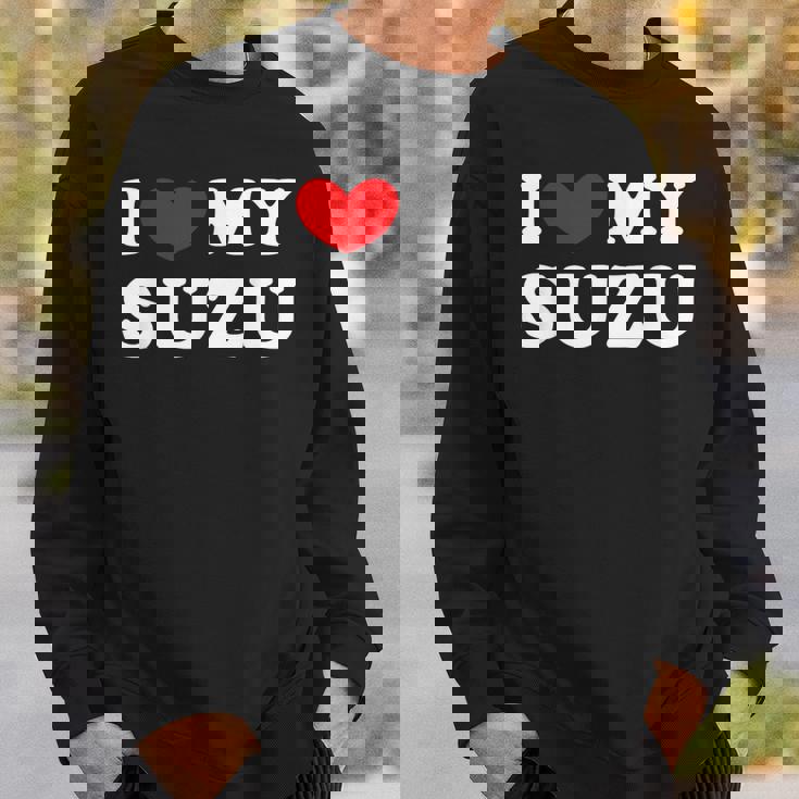 I Love Myuzu すずちゃん大好き スウェットシャツ 彼への贈り物