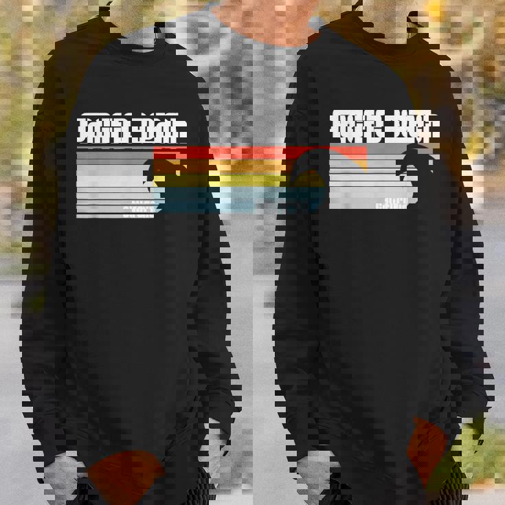 I Love Pacific Beach California Ca パシフィックオーシャンウェーブ スウェットシャツ 彼への贈り物