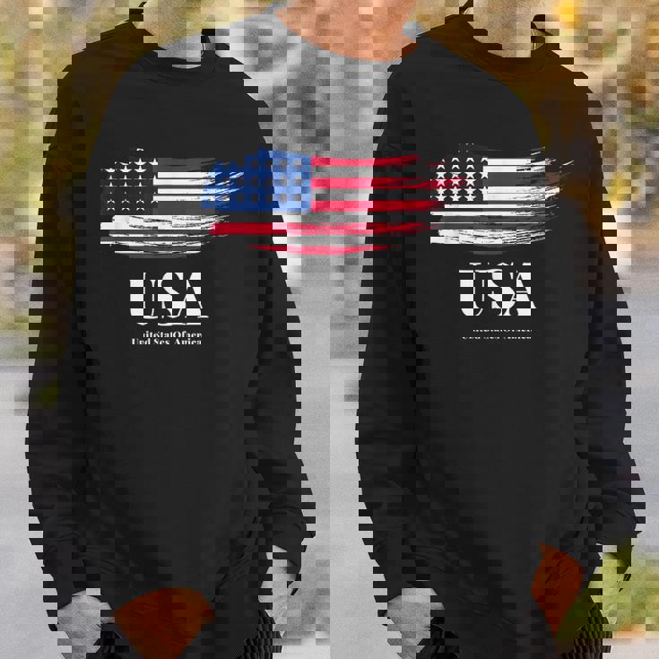 I Love Usa Cool Unitedtates Of America FlagUsa スウェットシャツ 彼への贈り物