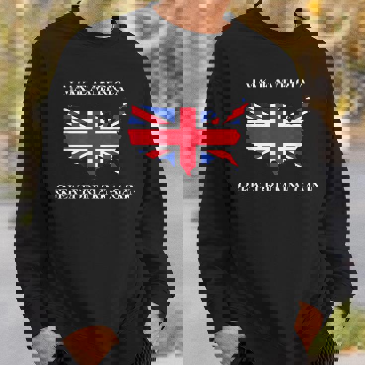 Make America Great Britain Again ドナルド・トランプ 面白いシャツ スウェットシャツ 彼への贈り物