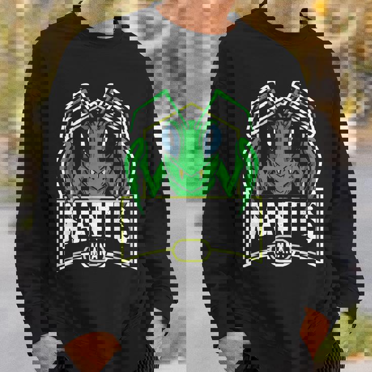 Mantis Man マンティス カマキリ 昆虫 昆虫学 男性 スウェットシャツ 彼への贈り物