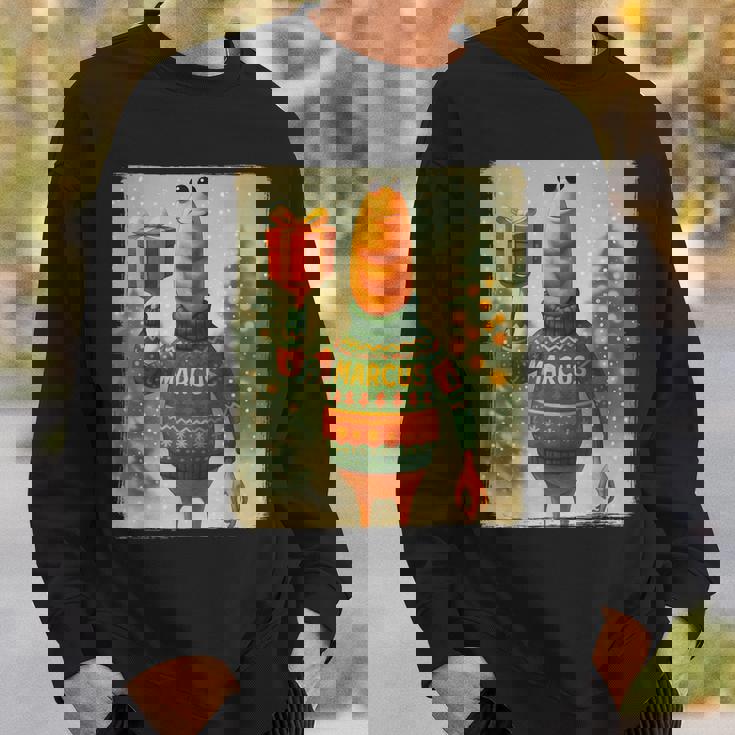 Marcus The Worm Christmas Ugly Sweater Sweatshirt Gifts for Him