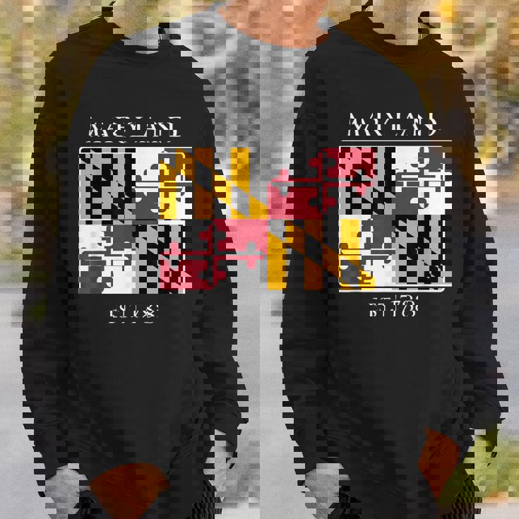 Maryland Flag 7Th Ustate 1788 Maryland Native スウェットシャツ 彼への贈り物