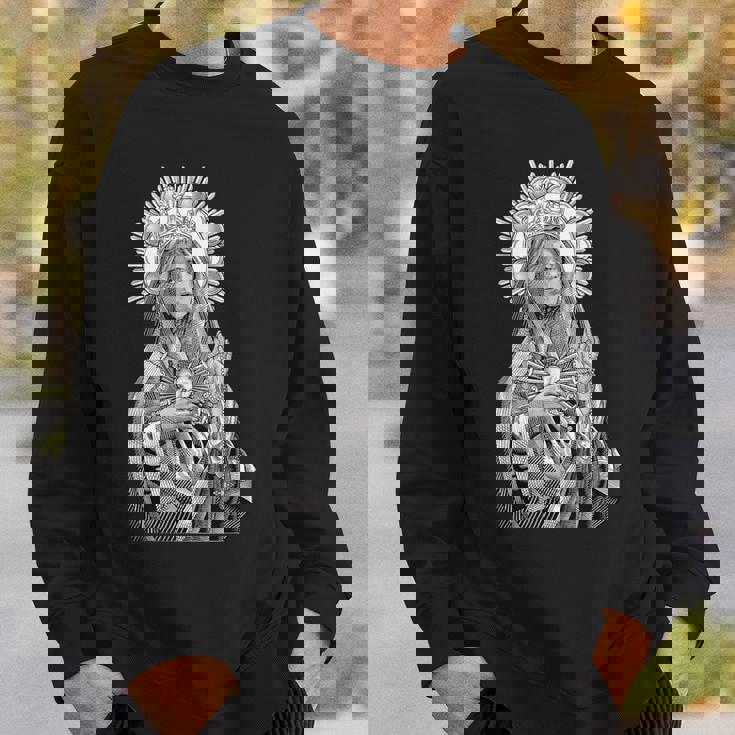 Mater Dolorosa 悲しみの聖母 聖母マリア カトリック スウェットシャツ 彼への贈り物