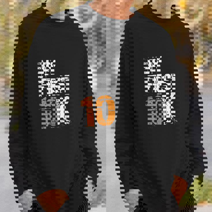 My First 10K 初心者達成マラソン スウェットシャツ 彼への贈り物