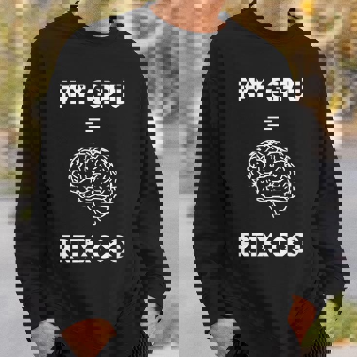 My Gpu Rtx Infinite、グラフィックスカードユニット Rtx Endless スウェットシャツ 彼への贈り物