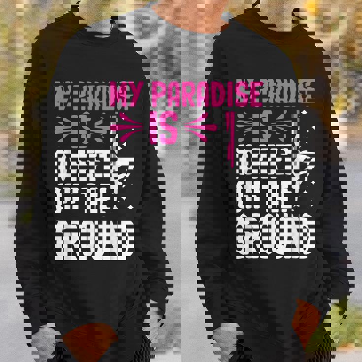 My Paradise Is 10 Feet Off The Ground 空中シルクエアリアリスト スウェットシャツ 彼への贈り物