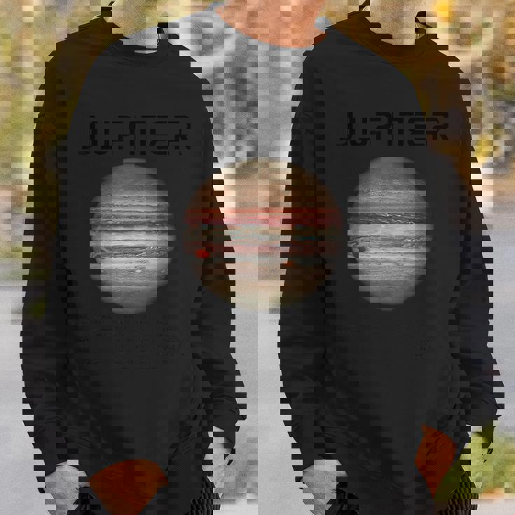 Nerdy Jupiter 天文学 科学惑星 太陽系 事実 B スウェットシャツ 彼への贈り物