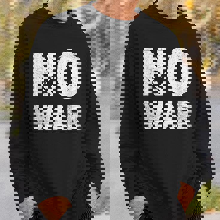 No War Peace No War No WarNo War スウェットシャツ 彼への贈り物