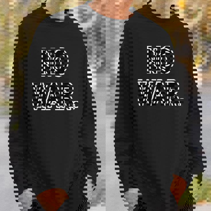 No War【戦争は いらない】反戦 スウェットシャツ 彼への贈り物