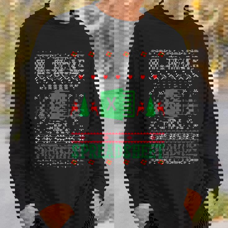 Oh This Calls For A Spreadsheet Christmas Ugly Sweater Excel Sweatshirt Gifts for Him Oh This Calls For A Spreadsheet Christmas Ugly Sweater Excel Sweatshirt Gifts for Him