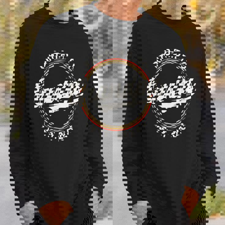 Promoted To Grandpa 2026 oon To Be Grandpa Est 2026 スウェットシャツ 彼への贈り物