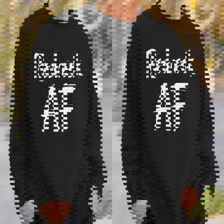 Redneck AF Red Dirt Texas Outlaw Country Music Cowboy Tank Top Sweatshirt Unisex Gifts for Him