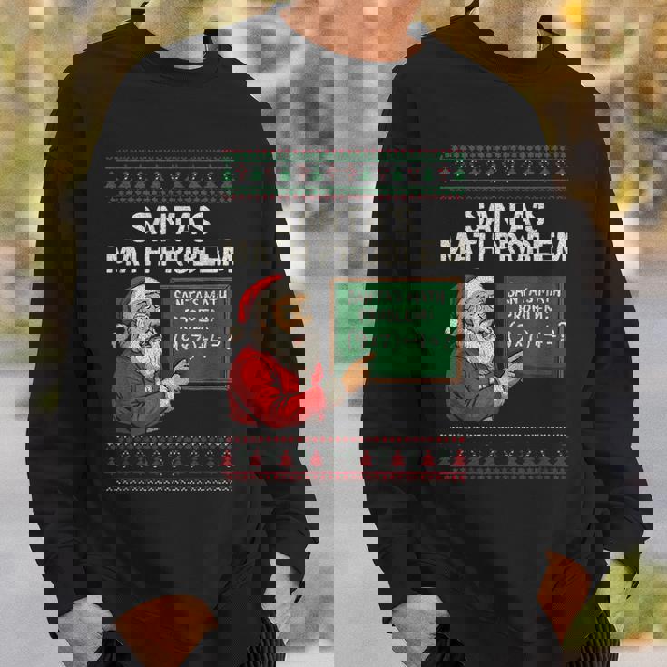 Santa's Math Problem 67 Viral Meme Christmas Ugly Sweater Sweatshirt Gifts for Him