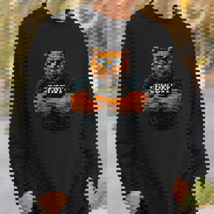 Security Buff Bear バウンサーデザイン スウェットシャツ 彼への贈り物