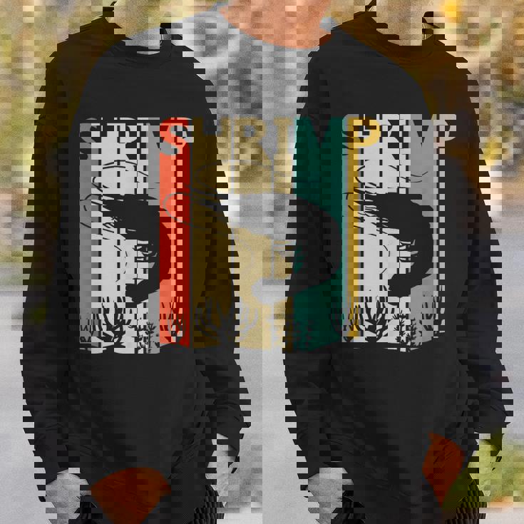 Shrimp エビ 動物 スウェットシャツ 彼への贈り物