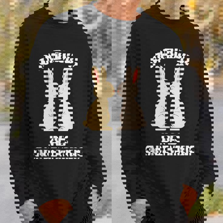 Somebunny Loves Candle Making Cute Easter Bunny Candle Maker Tank Top Sweatshirt Unisex Gifts for Him