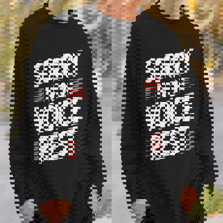 Sorry I'm Onoice Rest ボーカル合唱団の歌手休憩 スウェットシャツ 彼への贈り物