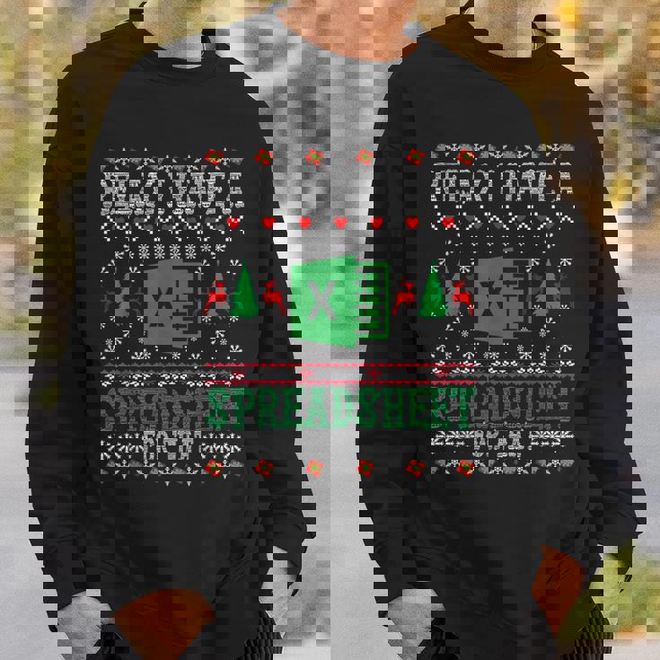 I Have A Spreadsheet For That Christmas Ugly Sweater Excel Sweatshirt Gifts for Him
