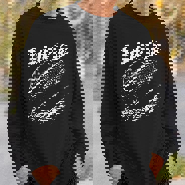 Squarebody Burb ライフトラック シルエット スクエアボディ サバーバン 長袖tシャツ スウェットシャツ 彼への贈り物